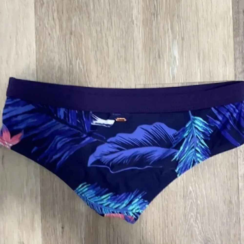 Roxy Navy Tropical/ Floral Bikini Bottoms